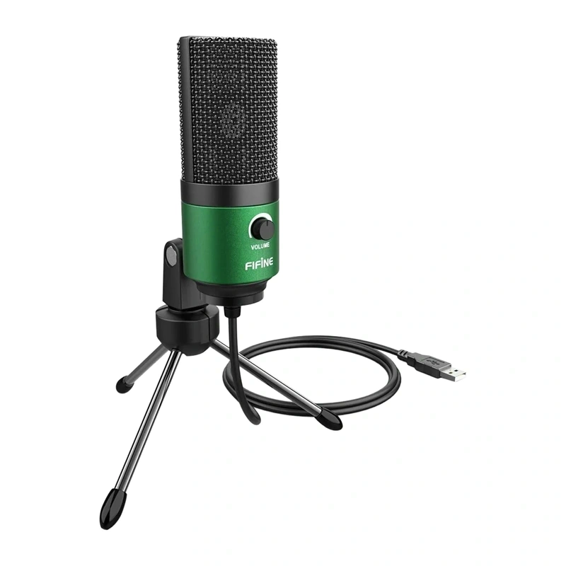 Mikrofon pojemnościowy Fifine K669BG (zielony) 087749