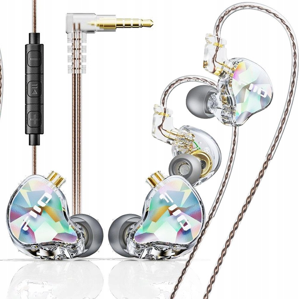 FiiO JD10 - caurspīdīgs - Dinamiskie ausu monitori