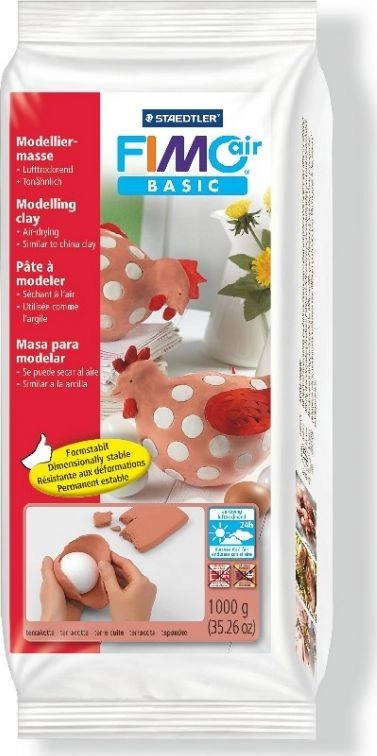 STAEDTLER FIMOair basic 8101  Modellierton  Terrakotta
