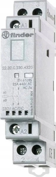 Finder Stycznik modułowy 1Z 1R 25A