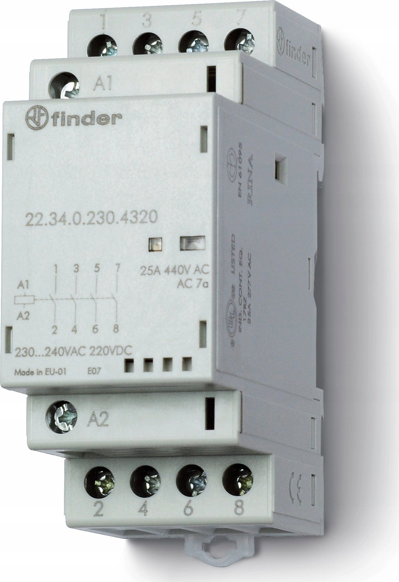 Finder Modular contactor 4Z 25A 24V