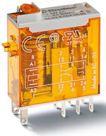 Finder Miniature interface relay 2P 8A