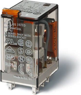 Finder Industrial relay 2P 10A 24V