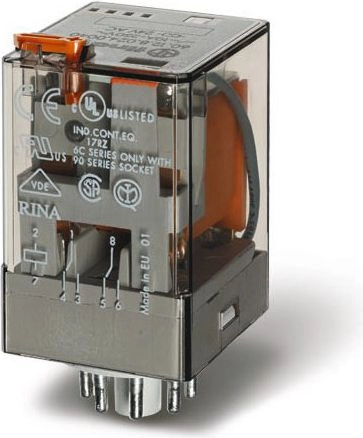 Finder Industrial Relay 2P 10A 24V
