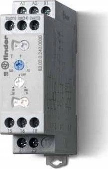 Finder Przekaźnik czasowy 2P 8A 24-240V