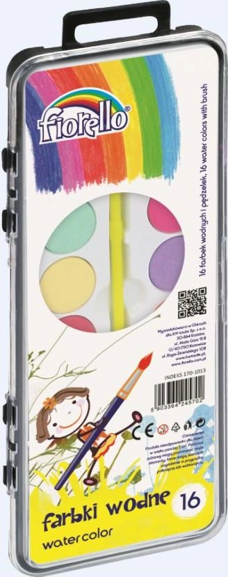 Water paints 16 colors FIORELLO 321358