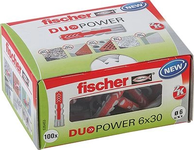 Fischer DUOPOWER 6x30 LD 100pcs 535453