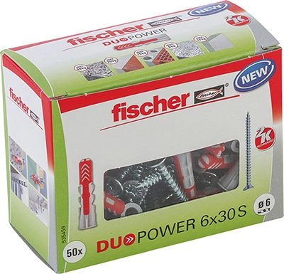 Fischer DUOPOWER 6x30 S LD 50pcs