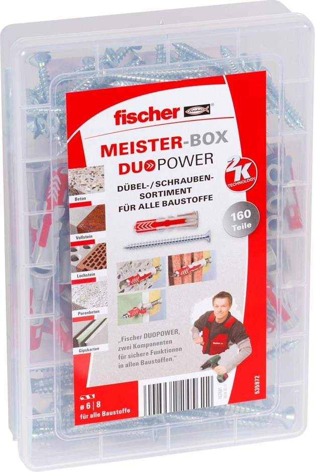 Fischer MeisterBox DuoPower + screws 535972