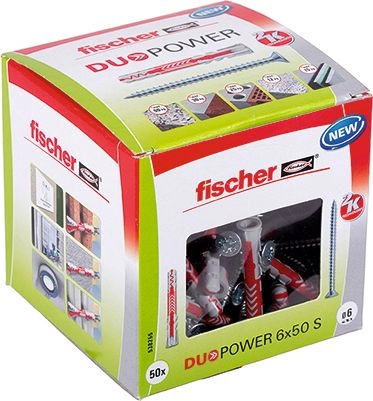 Fischer DUOPOWER 6x50 S LD 50pcs