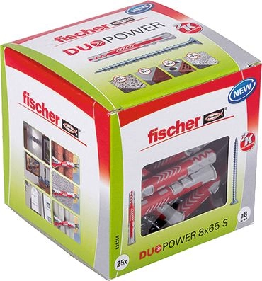 Fischer DUOPOWER 8x65 S LD 25pcs
