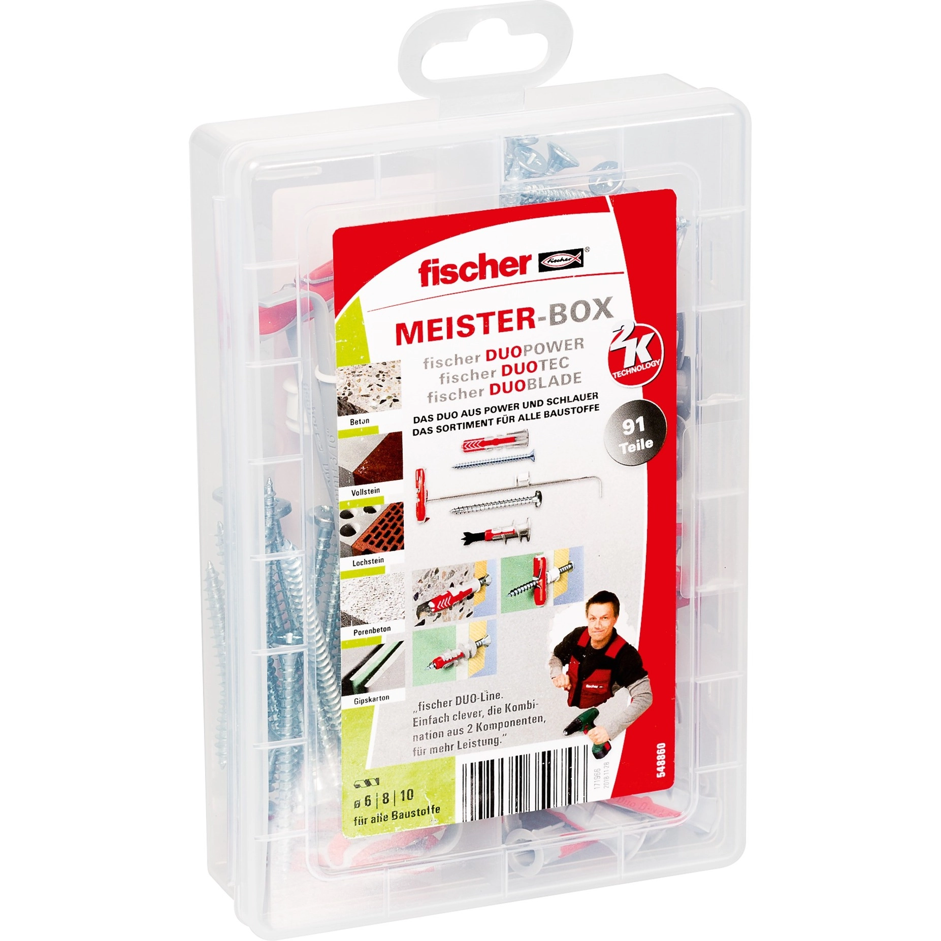 Fischer master box DUOLINE  dowels (light