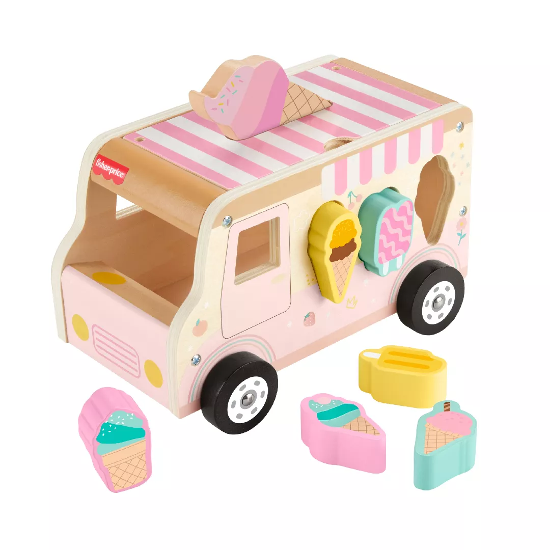 Fisher-Price Wooden Ice Cream Shape Sorter