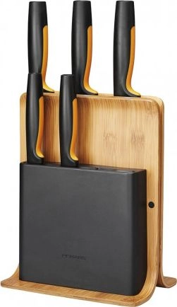 Fiskars FF 5-nazi melns un bambusa