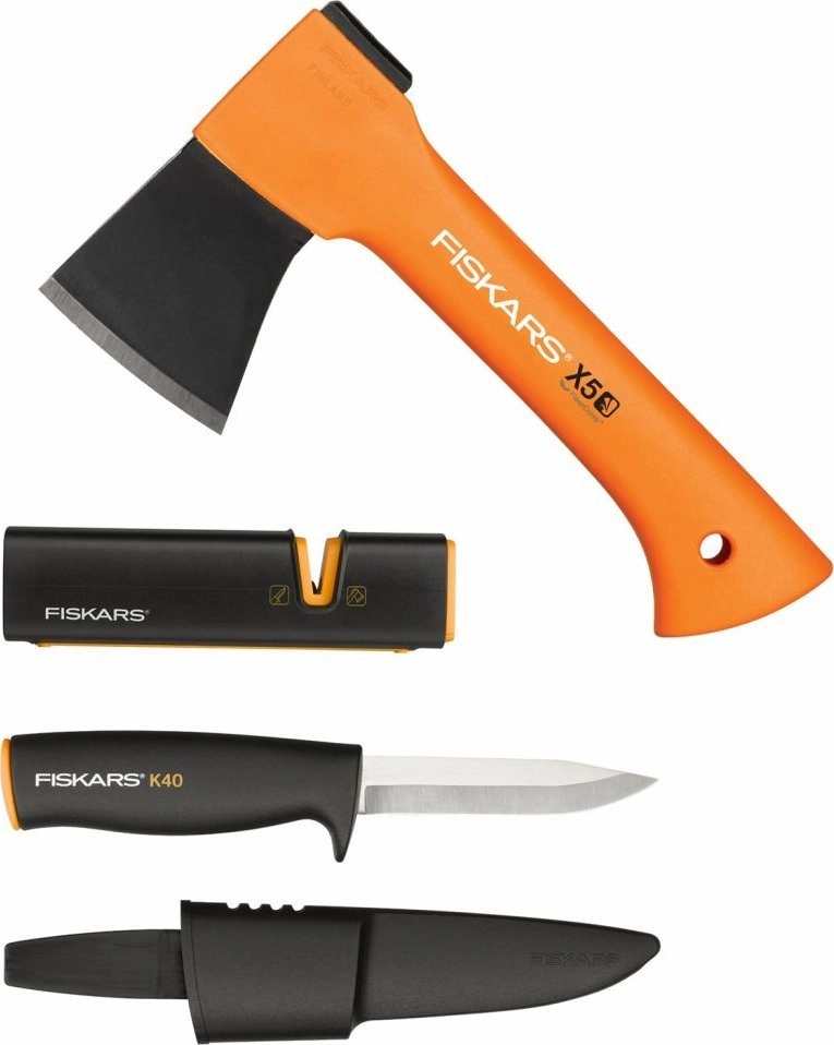 CAMPING SET: X5 AXE + KNIFE