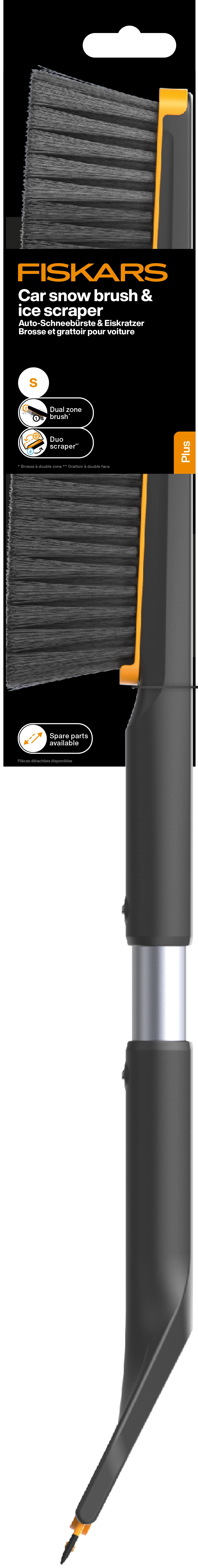 Fiskars CAR BRUSH AND SNOW SCRAPER