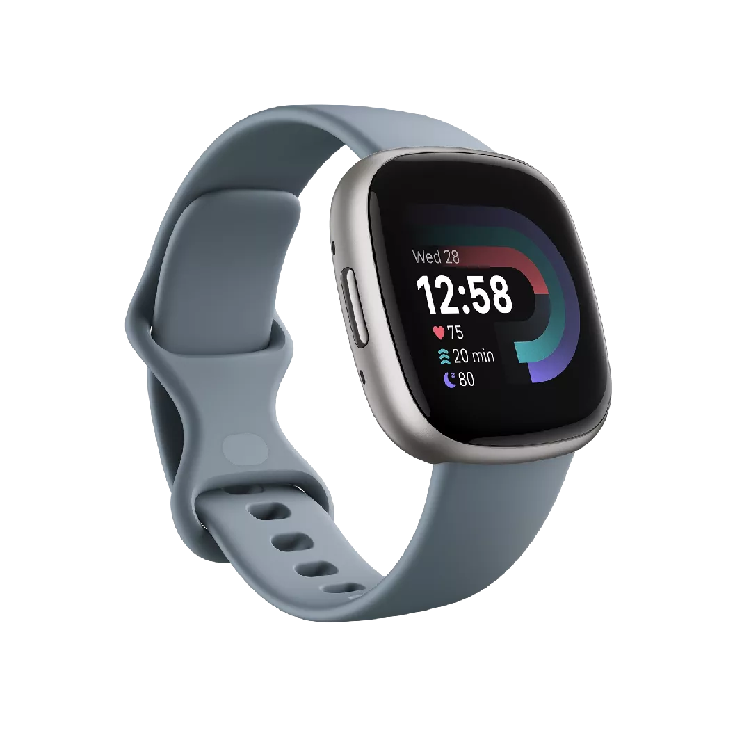 Fitbit Versa 4 Digital Touchscreen Platinum