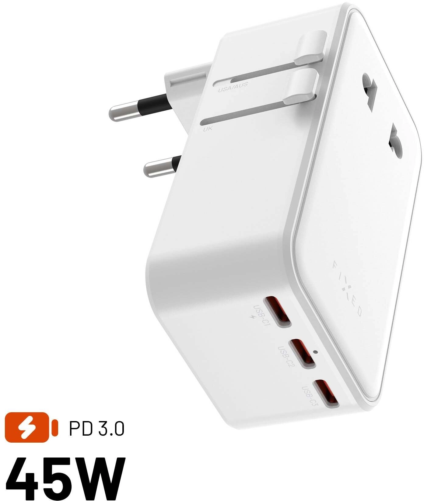 Ładowarka Fixed Ładowarka sieciowa z adapterami