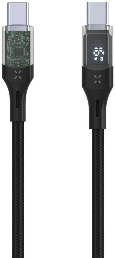 Fixed  Cable USB-C/USB-C with display FIXDD-C12-BK