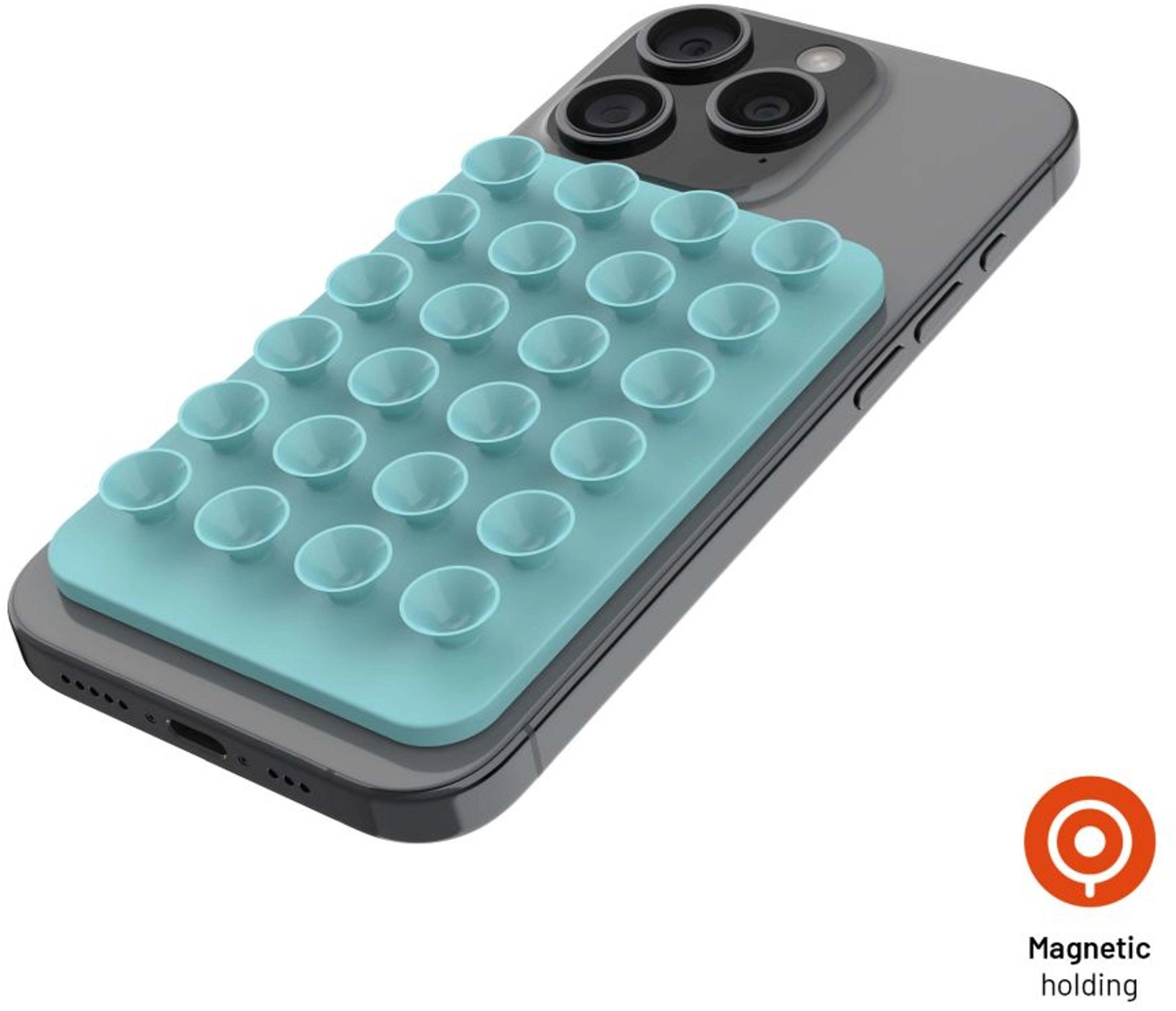 Fixed MagSafe holder with suction cups