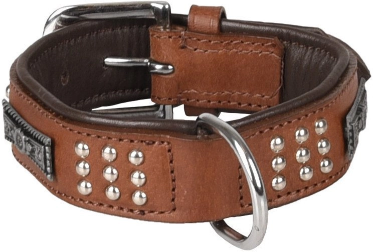 DOG COLLAR SEDONA BROWN 26-31CM 33MM