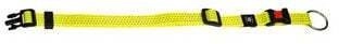 DOG COLLAR LEN FLUO YELLOW 40-55CM