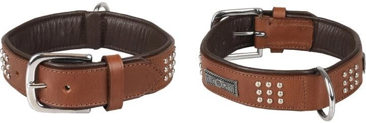 DOG COLLAR SEDONA BROWN 31-35CM 33MM
