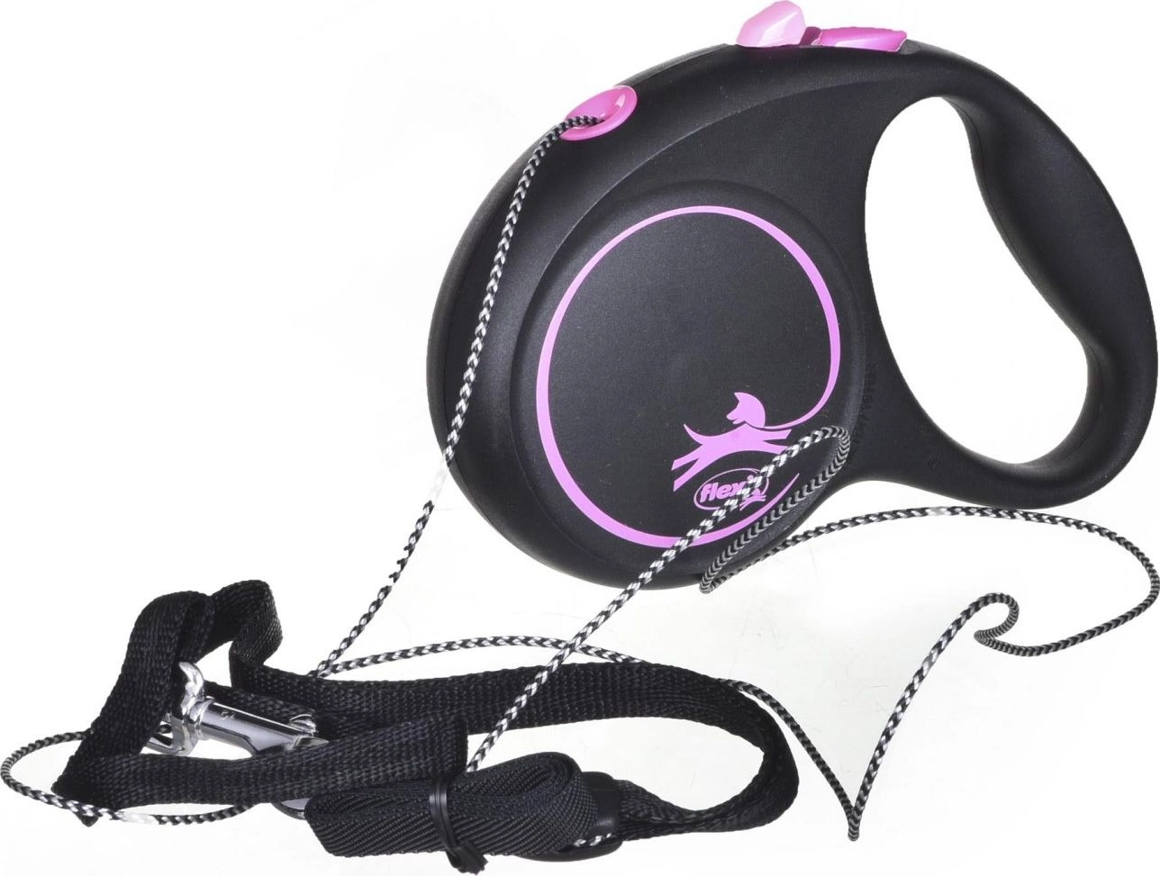 Flexi Black Design S leash for