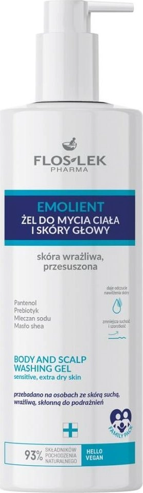 Floslek Emolient żel do mycia ciała