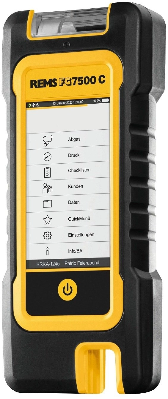 REMS DEVICE FOR EXHAUST GAS MEASURING