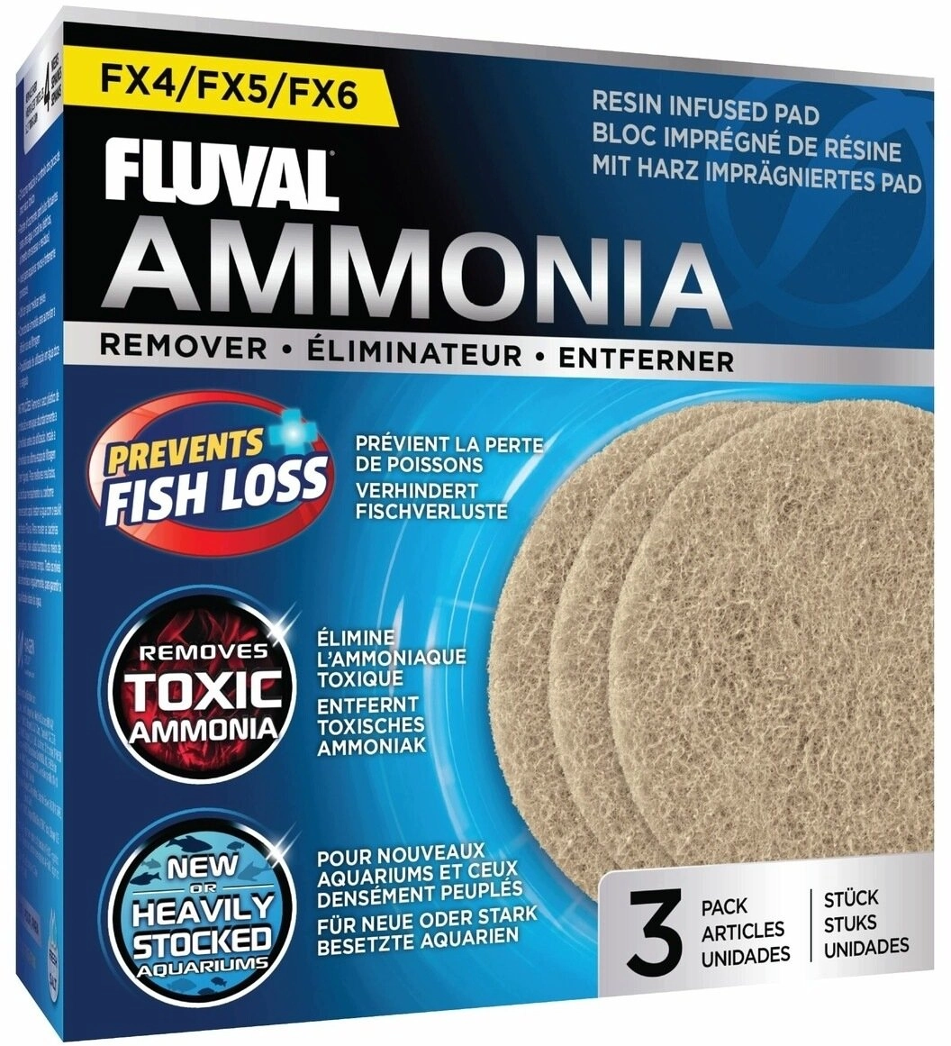 Fluval Ammonia Remover  cartridge reducing nitrogen