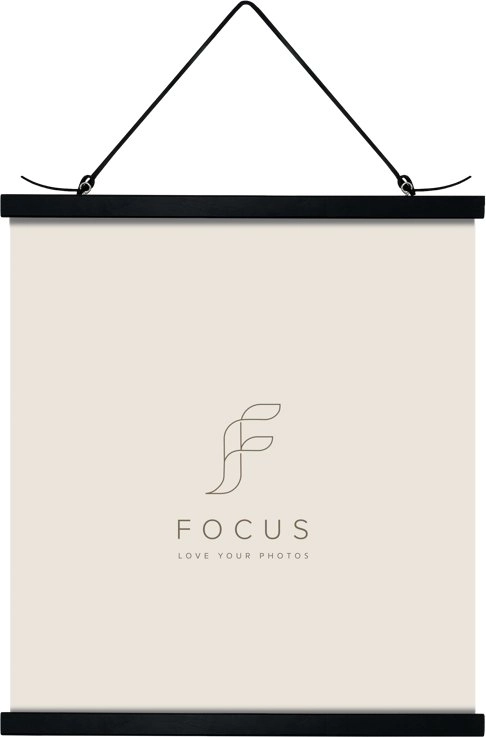 Focus Focus Poster Hanger Magnetic Black