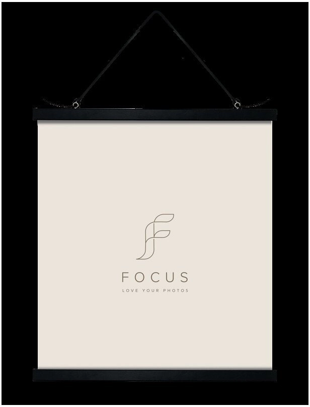 Focus Focus Poster Hanger Magnetic Black