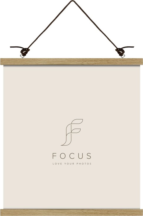 Focus Focus Poster Hanger Magnetic Oak