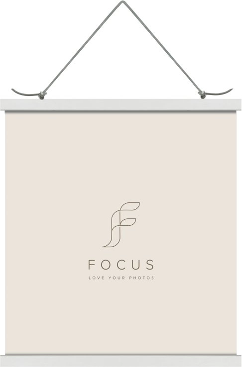 Focus Focus Poster Hanger Magnetic White