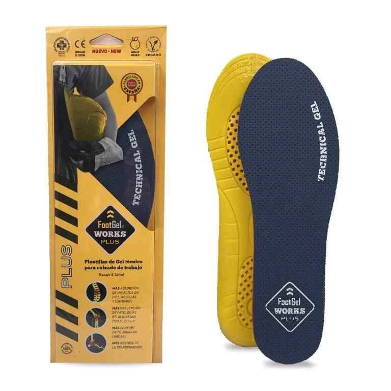 Insoles Footgel Works Plus  size 35-38