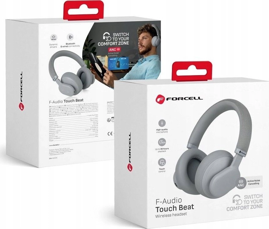 ForCell FORCELL F-AUDIO Headphones ANC Touch