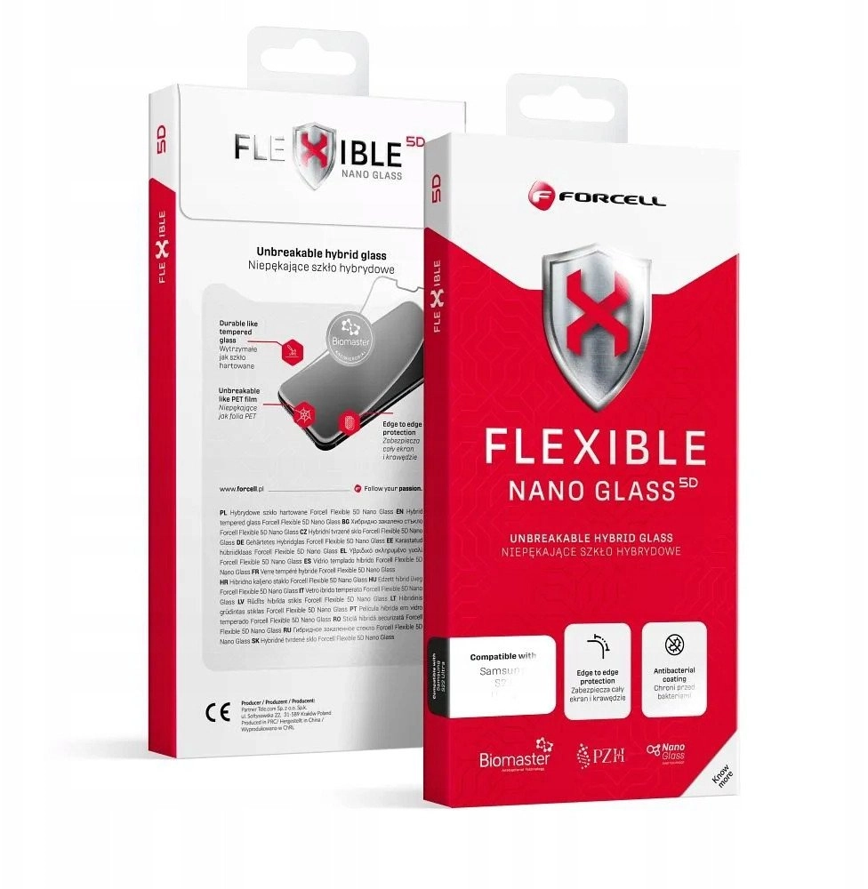 Szkło hybrydowe do iPhone 15 Forcell