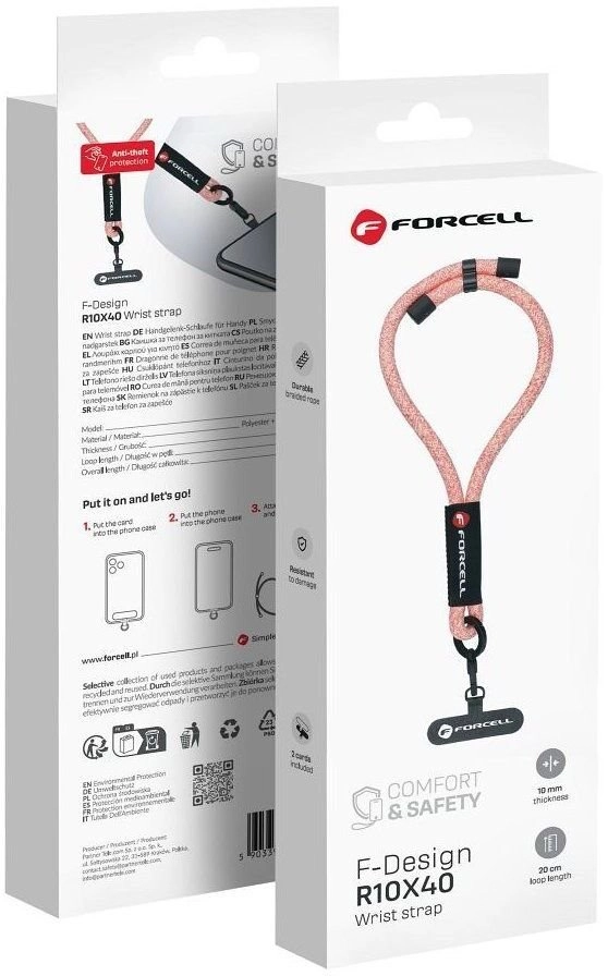 ForCell Wrist phone lanyard with adjustable