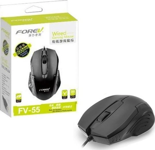 Forev pele FOREV WIRED BUSSINES MOUSE BLACK FV-55 BLACK