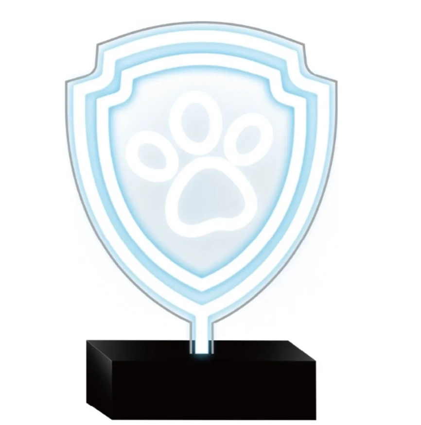 LED neon sign on a Paw