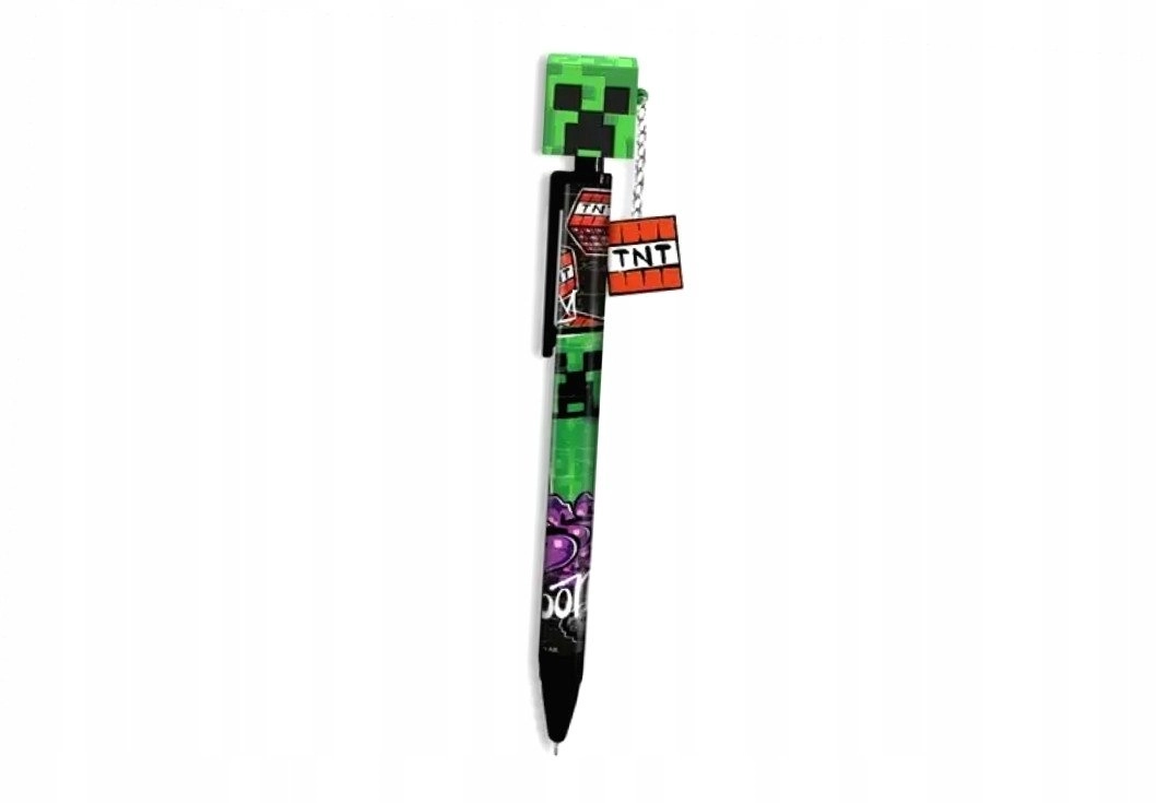 Minecraft Pen with 3D topper +