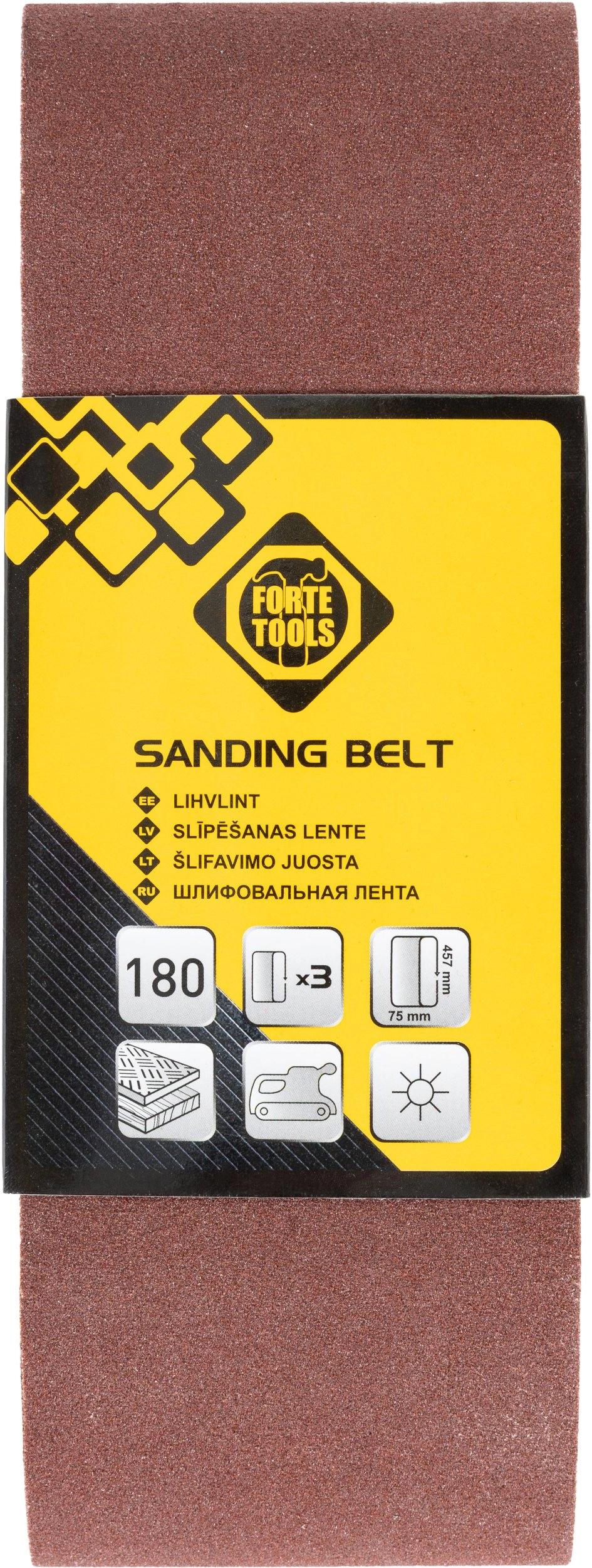 ENDLESS BELT 75X457 NO180 3PCS FT