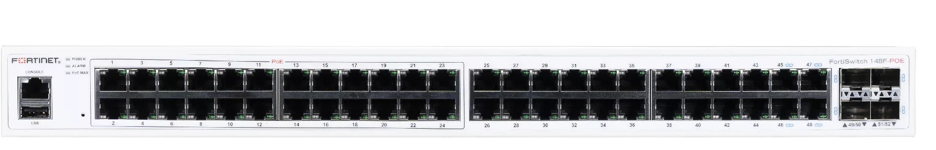 Fortinet FortiSwitch-148F-POE is a performance/price competitive