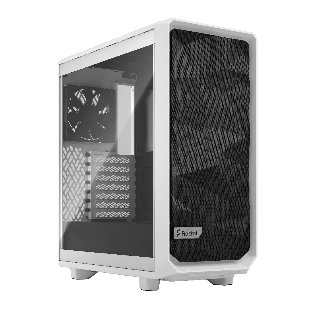 Meshify 2 Compact Clear TG White