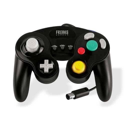 Wii/GC Black Controller with Turbo and