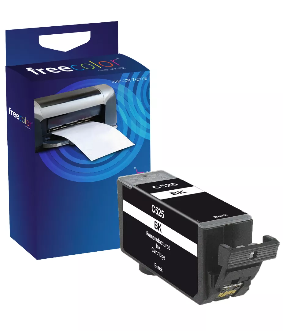 Freecolor CAPGI525BK-INK-FRC ink cartridge 1 pc(s)