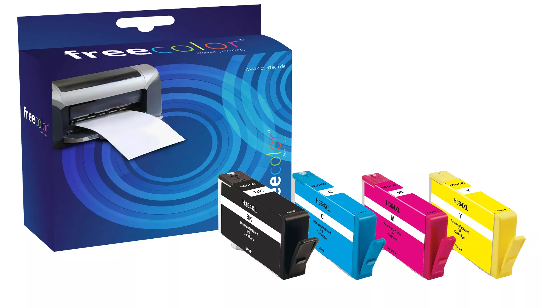 Freecolor HP684EE-INK4-FRC ink cartridge 4 pc(s)