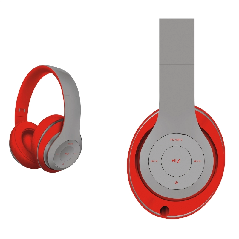 Omega Freestyle headset FH0916, grey/red