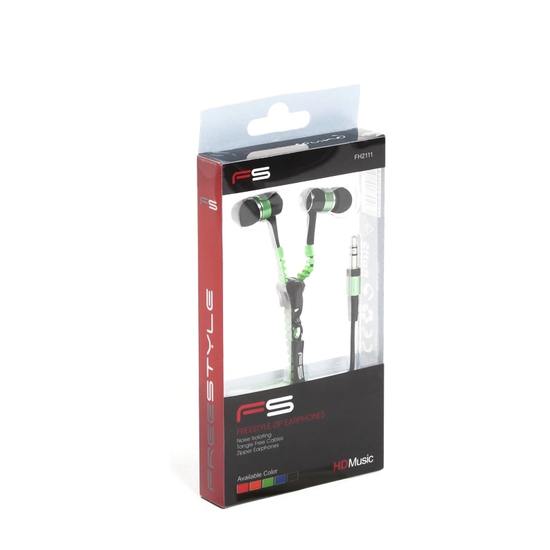 Omega Freestyle zip headset FH2111, green